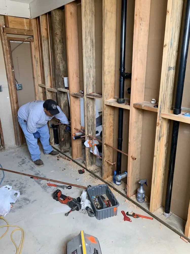 Commercial rough-in plumbing for Gas Line Repair in Lithia